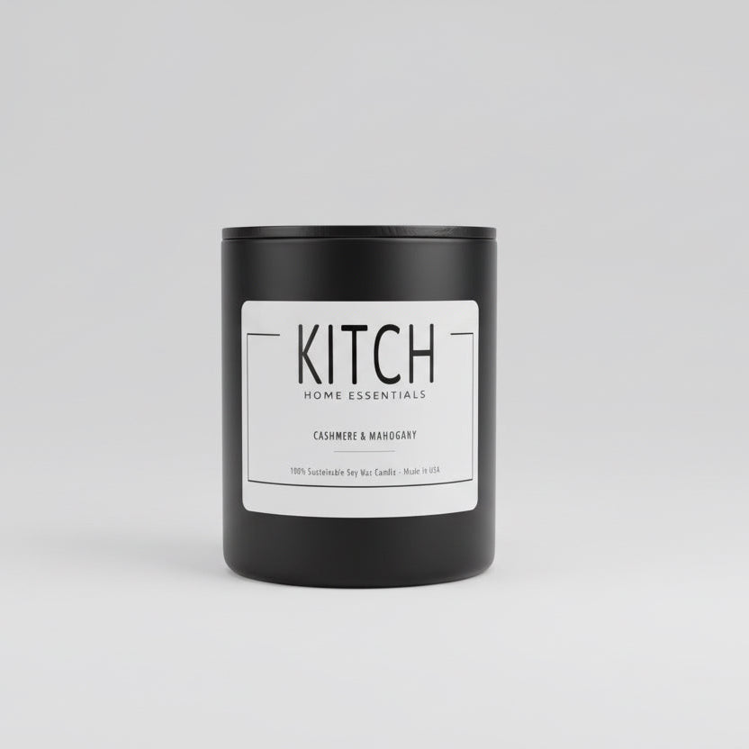 Cashmere Mahogany Soy Candle