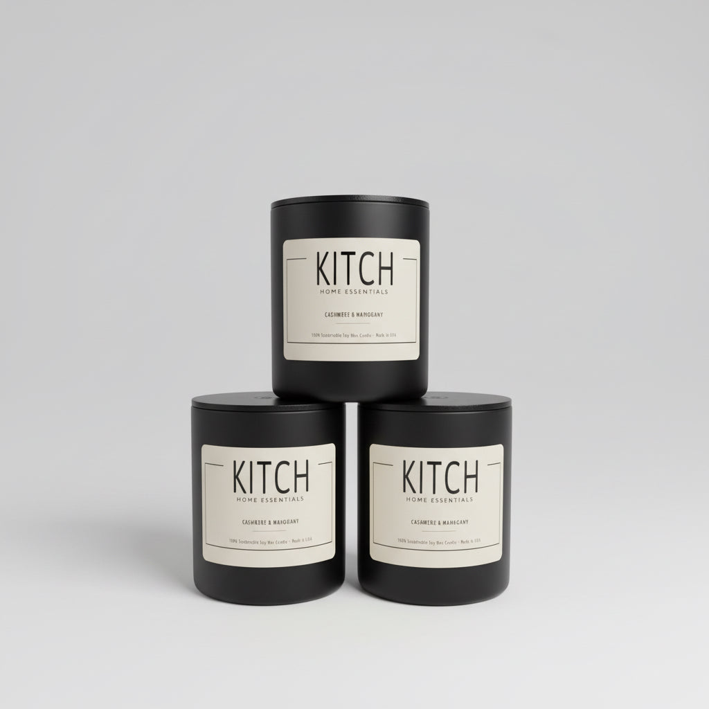 Cashmere Mahogany Soy Candle