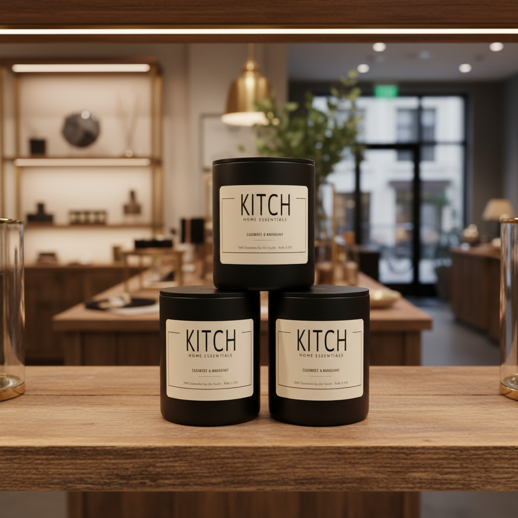 Cashmere Mahogany Soy Candle