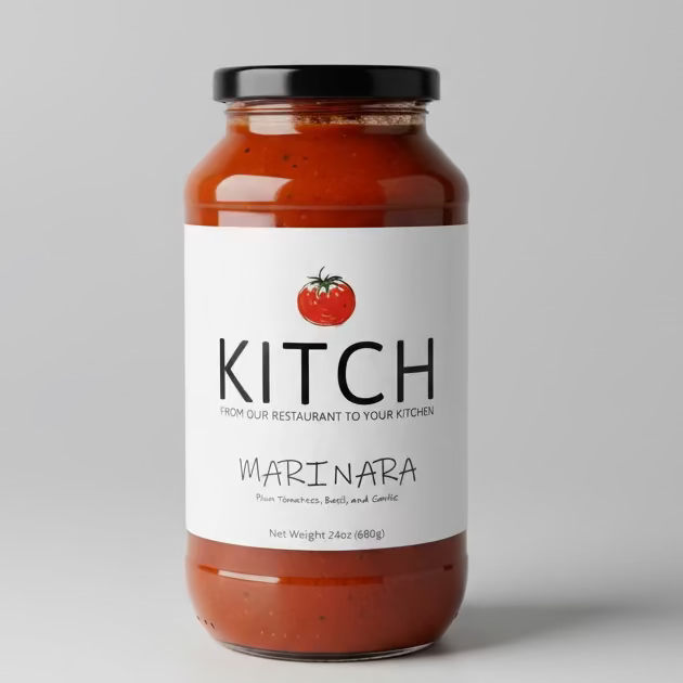 Three Jars of Tomato - Basil Marinara Sauce