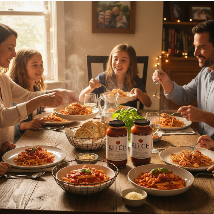 make it a pasta dinner and use the jars from my library photos